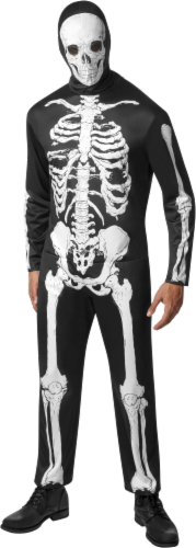 Rubie's Skeleton Adult Size Medium Halloween Costume Perspective: front
