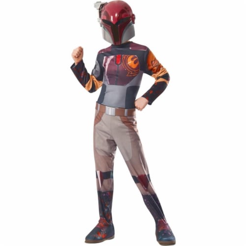 Rubies Costumes 284255 Star Wars Girls Sabine Costume, Small Perspective: front