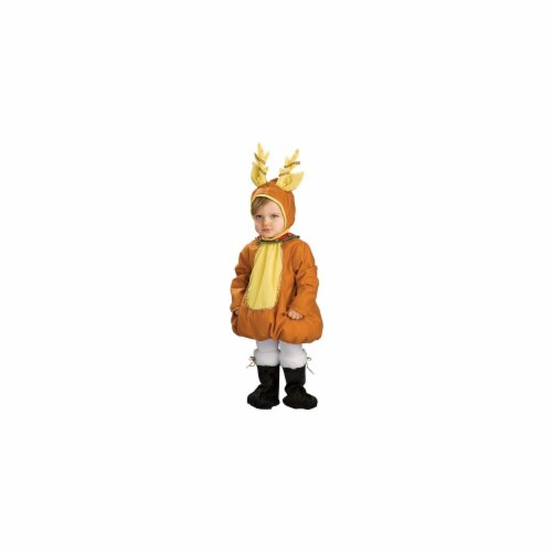 BuySeasons 402379 Toddler Festive Reindeer Costume, Small Perspective: front