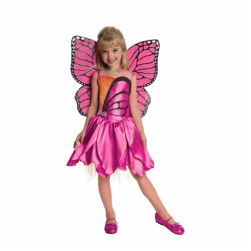 Rubies 218054 Barbie Deluxe Mariposa Toddler-Child Costume, Small Perspective: front