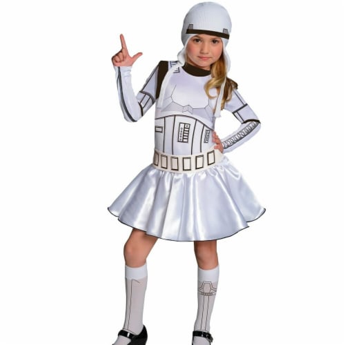 Rubie's Costumes 284304 Halloween Star Wars Girls Storm Trooper Costume - Large Perspective: front
