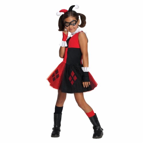 Rubies 274196 Harley Quinn Child Tutu Dress - Small Perspective: front