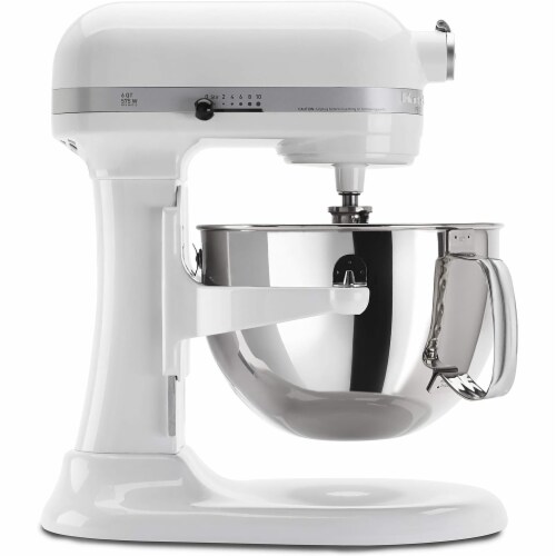KitchenAid Professional 600 Series Stand Mixer - White Perspective: front