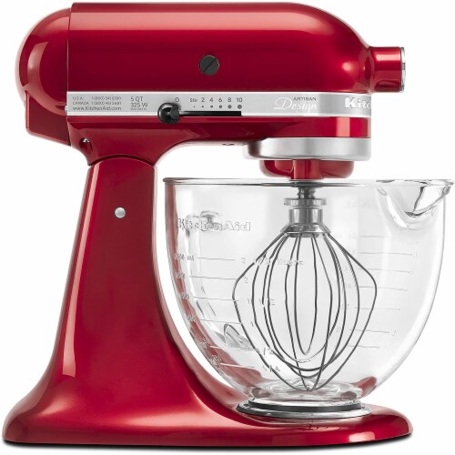 KitchenAid Artisan Design Series Tilt-Head Stand Mixer - Candy Apple Red, 5  qt - Fry's Food Stores