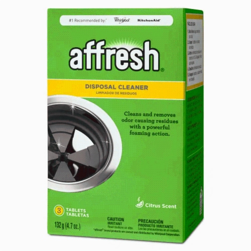affresh Citrus Garbage Disposal Cleaner Tablets Perspective: front