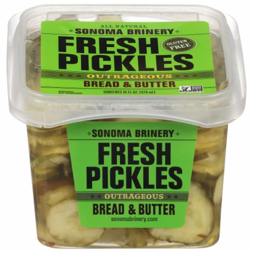 Sonoma Brinery Outrageous Bread & Butter Pickles Perspective: front