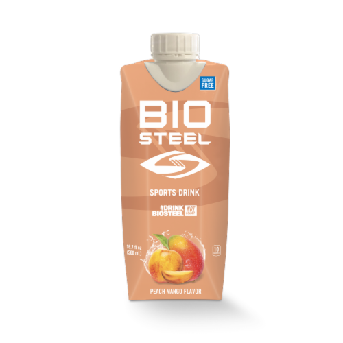 BioSteel Peach Mango Sports Drink Perspective: front