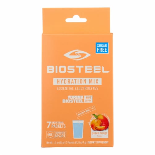 BioSteel Hydration Mix Workout Supplement Perspective: front