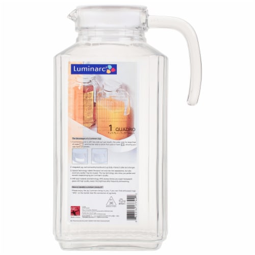 Sterilite 2 Quart, 64oz Clear Plastic Flip Top Drink Pitcher with Lid (6  Pack), 1 Piece - Kroger