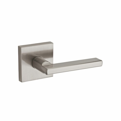 Kwikset Halifax Satin Nickel Passage Door Lever Perspective: front