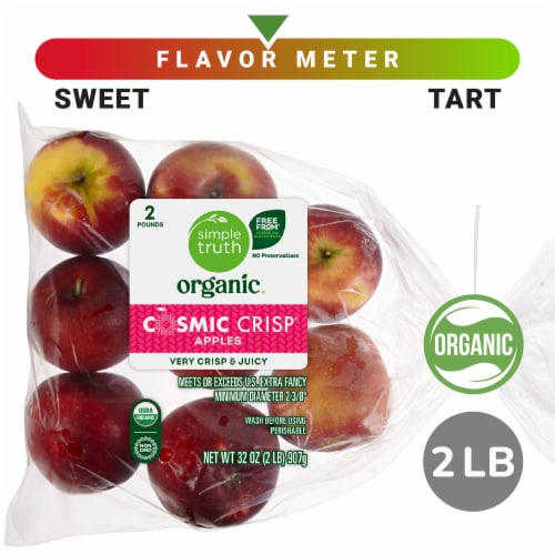 Simple Truth® Cosmic Crisp® Apples – 2 Pound Bag Perspective: front