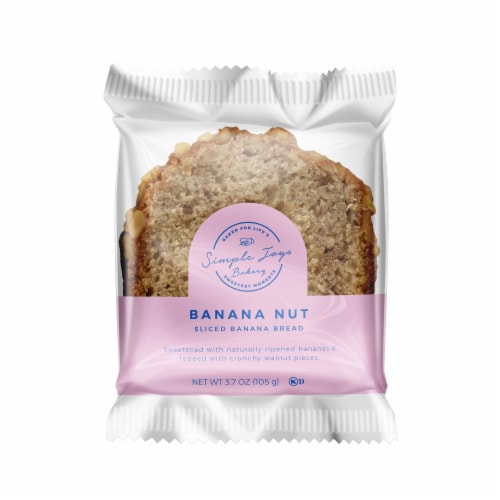 Simple Joys Bakery Sliced Banana Nut Bread Perspective: front