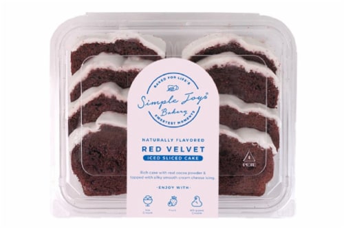 Simple Joys® Bakery Red Velvet Sliced Cake Perspective: front