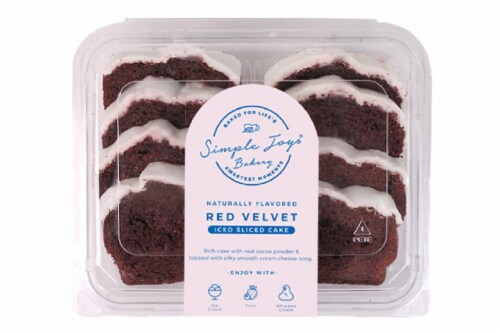 Simple Joys® Bakery Red Velvet Sliced Cake Perspective: front