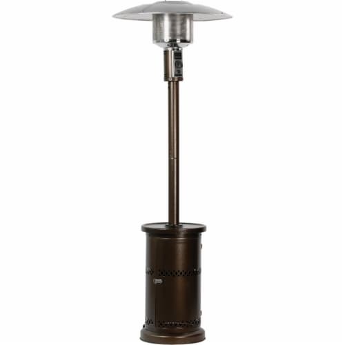 48,000 BTU Bronze Stainless Steel Patio Heater SRPH32 Perspective: front