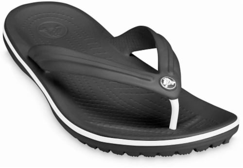 Crocs Crocband Flip Flops - Black - Men's 8 Women's 10, 1 Pair - Kroger