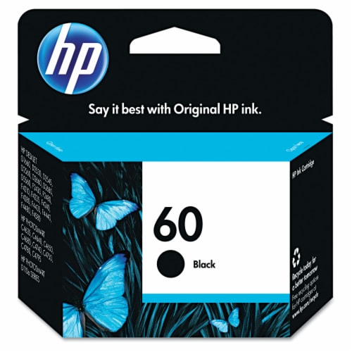 HP 60 Original Ink Cartridge - Black Perspective: front