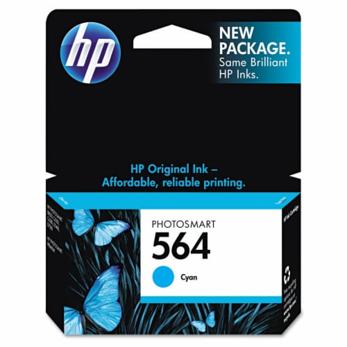 HP 564 Original Ink Cartridge - Cyan Perspective: front