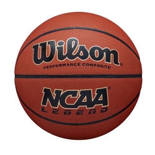 Wilson Sporting Goods NCAA Legend Official Basketball - Orange/Black Perspective: front