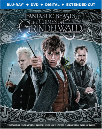 Fantastic Beasts: The Crimes of Grindelwald (2018 - Blu-Ray/DVD/Digital Code - Extended Cut) Perspective: front