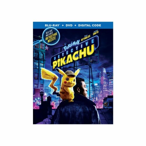 Pokémon: Detective Pikachu (2019 - Blu-Ray/DVD/Digital Copy) Perspective: front