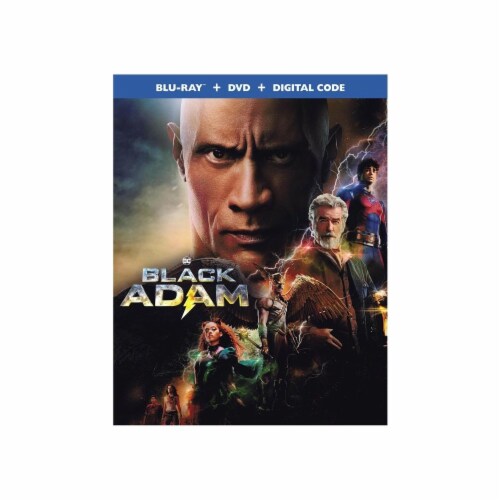 Black Adam Blu-Ray + DVD + Digital Code Perspective: front
