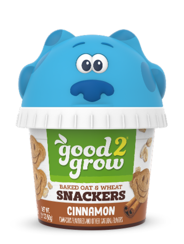 good2grow® Cinnamon Baked Oat & Wheat Snackers Perspective: front
