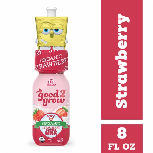 Good 2 Grow® Organic Strawberry Lowfat Milk Perspective: front
