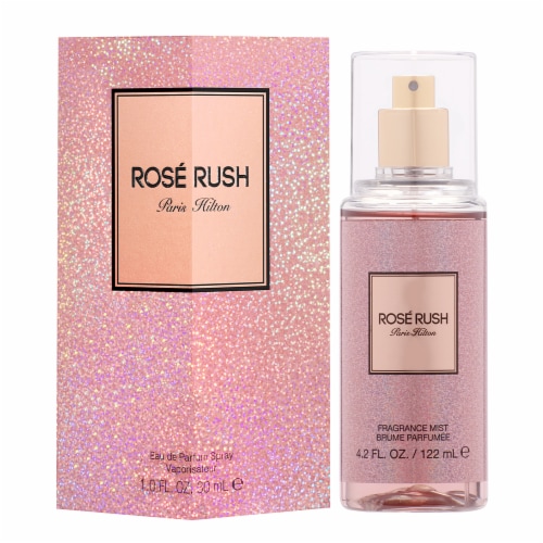 Paris Hilton Rose Rush Fragrance Mist Perspective: front