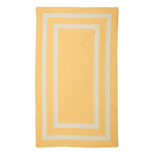 Colonial Mills La Playa Rug - Sun Yellow Perspective: front