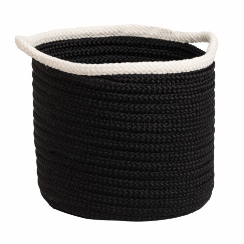 Colonial Mills Sonoma Basket - Black Perspective: front