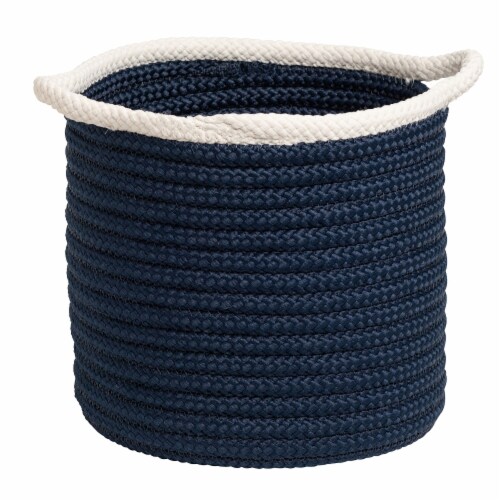 Colonial Mills Sonoma Basket - Navy Perspective: front