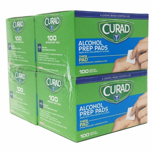 Curad alcohol prep pads discount