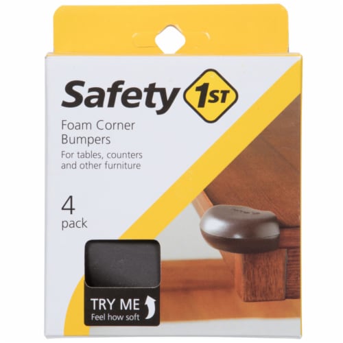 Safety 1st Brown Foam Corner Bumpers 4 pk
