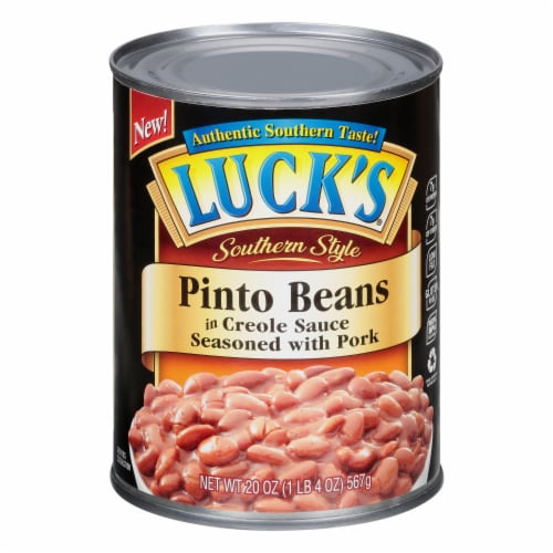 Luck's Southern Style Pinto Beans in Creole Sauce Perspective: front