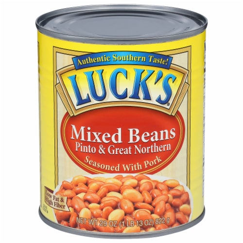 Luck's Pinto & Great Northern Mixed Beans Perspective: front