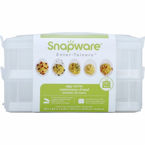 Snapware Enter-Tainers Egg Carrier - Clear, 2 pk - Kroger