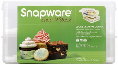 Snapware® Cupcake Keeper - Clear Perspective: front