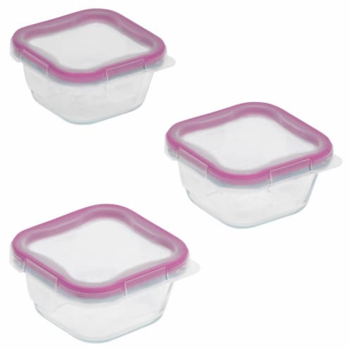 Snapware Total Solution Pyrex Glass 4 Cup Square Food Storage