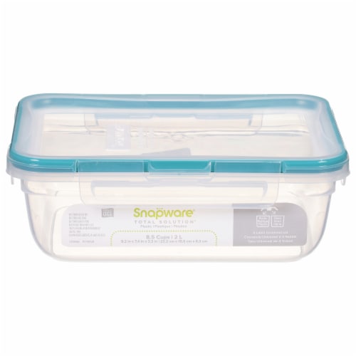 SNAPWARE Total Solution Lids Storage Container Glass Rectangle 2 Cup