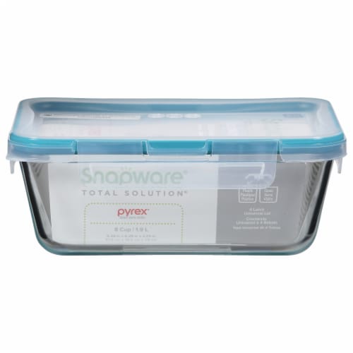 Pyrex Snapware Total Solution Glass Food Storage, Rectangle 2 Cup