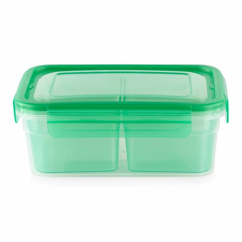 Snapware® Meal Prep 2 Tray Plastic Food Storage Containers Perspective: front