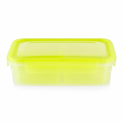 Snapware® Meal Prep 3 Tray Plastic Food Storage Containers Perspective: front
