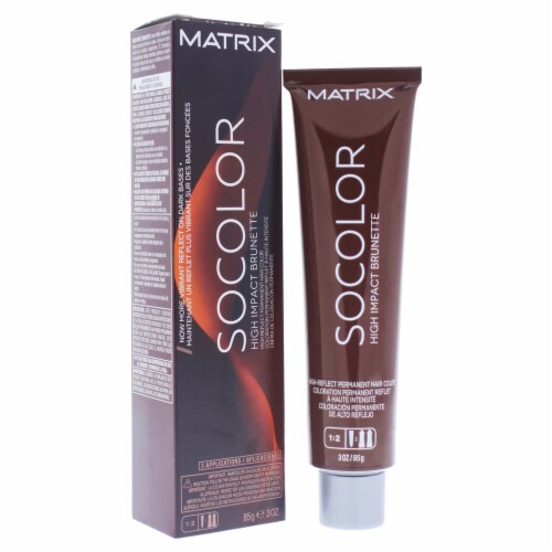 Matrix Socolor High Impact Brunette Color VA21 Violet Ash Hair Color 3 oz,  3 oz - Baker's