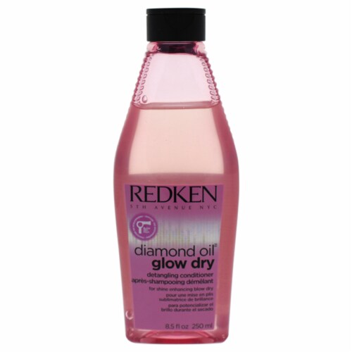 Redken Diamond Oil Glow Dry Detangling Conditioner (For Shine Enhancing Blow Dry) 250ml/8.5oz Perspective: front