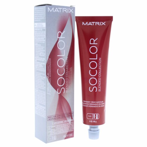Matrix Socolor Permanent Cream Hair Color 5MR Medium Brown Mocha Red 3 oz,  3 oz - Smith's Food and Drug