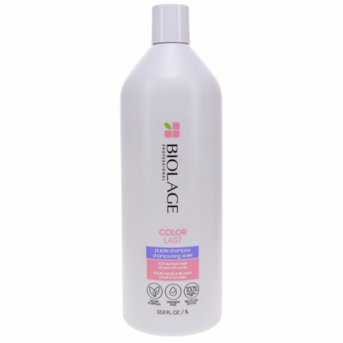 Matrix Biolage ColorLast Purple Shampoo 33.8 oz Perspective: front