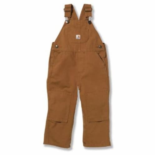 Carhartt® Size 12M Washed Bib Overall In Brown Perspective: front