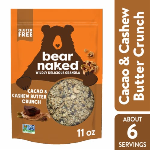 Bear Naked Cacao and Cashew Butter Granola Cereal Perspective: front