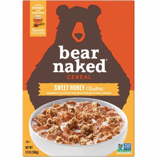 Bear Naked Sweet Honey Clusters Cereal Perspective: front